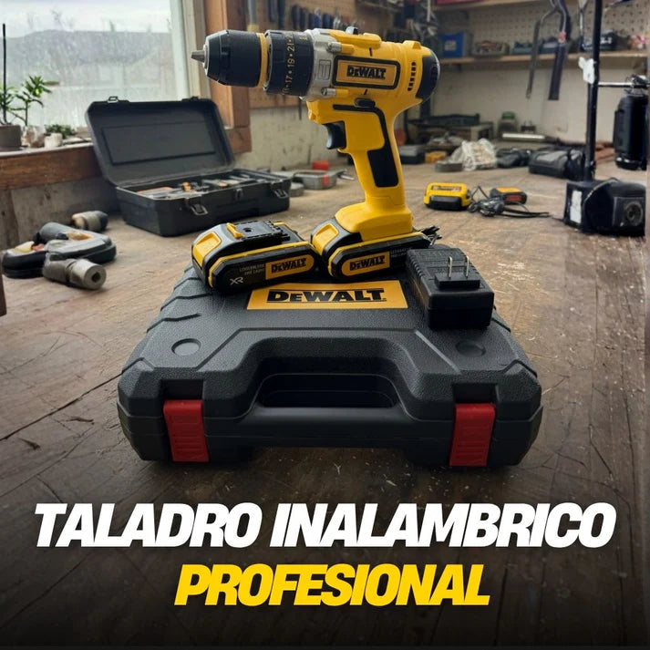 Taladro Inalambrico 48V Con Percutor + Maletín