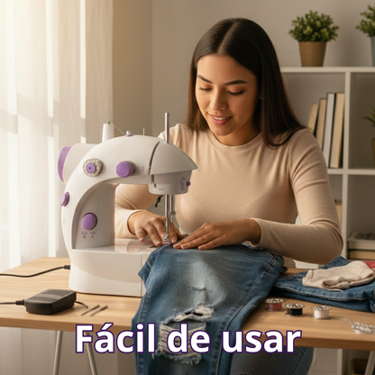 Maquina de Coser - 12 Puntadas 4 En 1 + Kit Costura