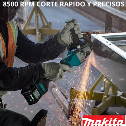 Pulidora Alta Precisón Mkt 18v + 2 Discos de Corte + Maletín