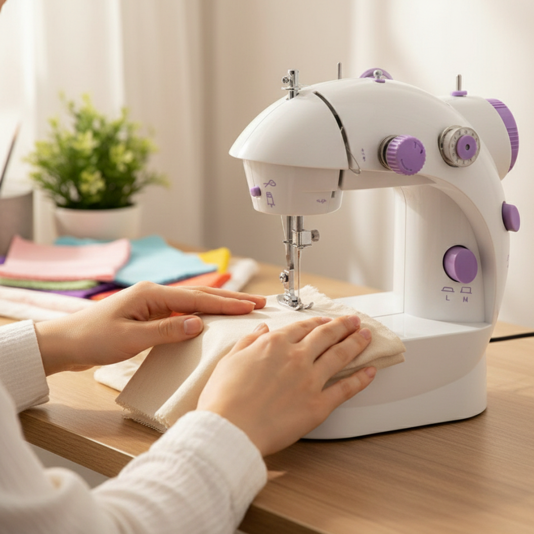 Maquina de Coser - 12 Puntadas 4 En 1 + Kit Costura