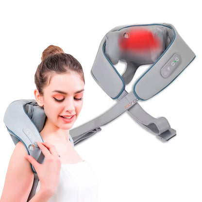 FlexSage™ 3D- Masajeador Inteligente Cuello, Espalda y Piernas